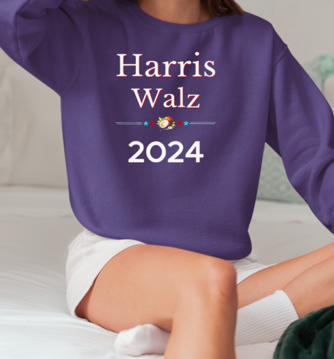 2024 Democratic Presidential Election Nominees Harris Walz T-Shirt Unisex Sweatshirt