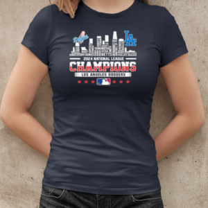 2024 National League Winner Los Angeles Dodgers Skyline Of LA City T-Shirt Classic Women's T-shirt