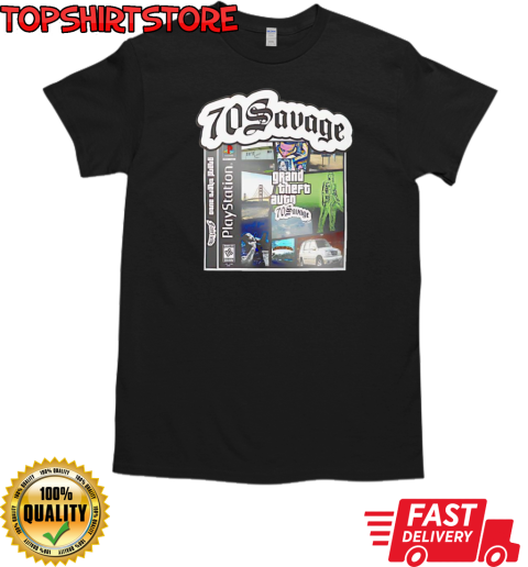 70 Savage grand theft auto T-Shirt Classic Men's T-shirt