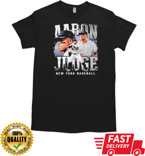 Aaron Judge New York Yankees MLB Homage Heavyweight Signature 2024 T-Shirt Classic Men's T-shirt