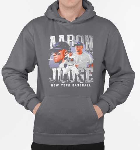 Aaron Judge New York Yankees MLB Homage Heavyweight Signature 2024 T-Shirt Unisex Hoodie