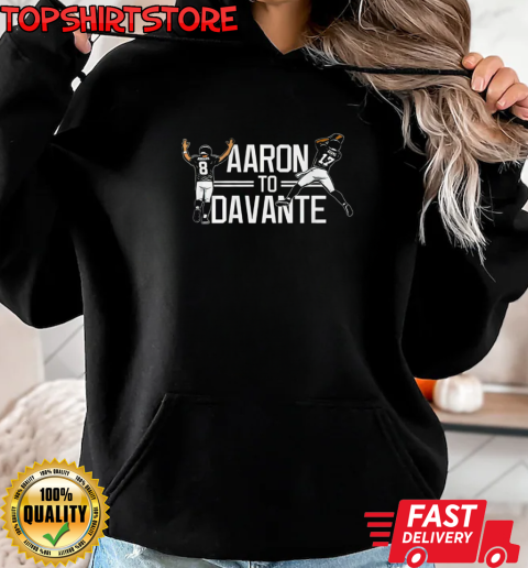 Aaron Rodgers New York Jets to Davante Adams T-Shirt Unisex Hoodie