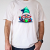 Adorable gnome surrounded by gifts T-Shirt Classic Men's T-shirt