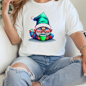 Adorable gnome surrounded by gifts T-Shirt Classic Women's T-shirt