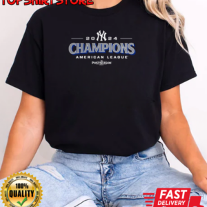 American League Champions MLB New York Yankees 2024 Bloop Single Roster T-Shirt Classic Women's T-shirt