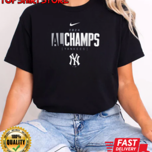 American League Champions MLB New York Yankees 2024 Logo T-Shirt Classic Women's T-shirt