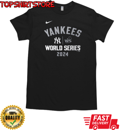 American League Champions MLB New York Yankees 2024 World Series Arched Lockup T-Shirt Classic Men's T-shirt