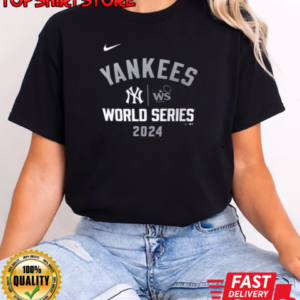 American League Champions MLB New York Yankees 2024 World Series Arched Lockup T-Shirt Classic Women's T-shirt