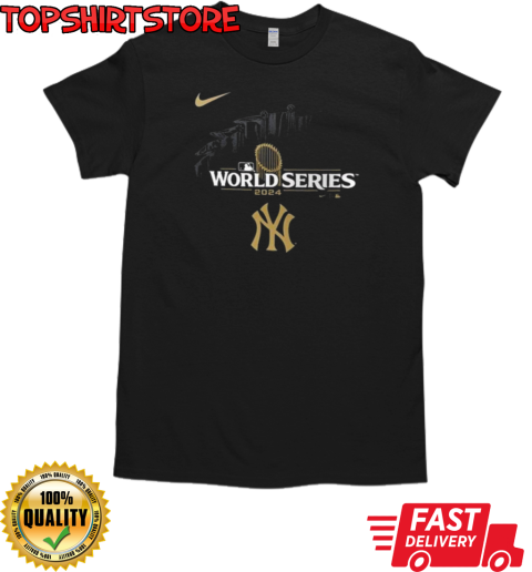 American League Champions MLB New York Yankees 2024 World Series Trophy T-Shirt Classic Men's T-shirt