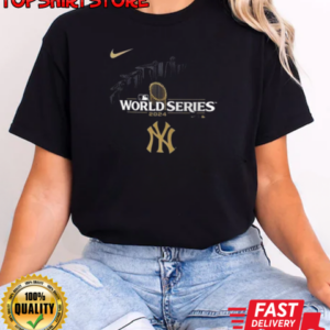 American League Champions MLB New York Yankees 2024 World Series Trophy T-Shirt Classic Women's T-shirt