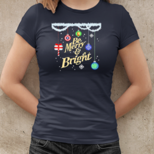 Be merry and bright holiday Christmas T-Shirt Classic Women's T-shirt