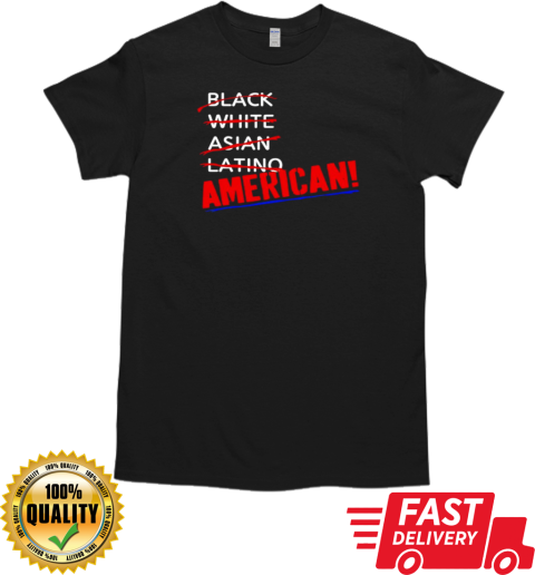 Black White Asian Latino American T-Shirt Classic Men's T-shirt