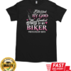 Blessed By God Spoiled By My Biker Protected By Both T-Shirt Classic Men's T-shirt