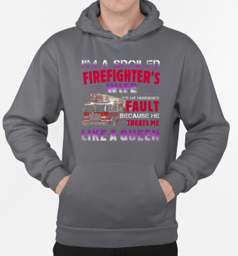 Blessed By God Spoiled By My Firefighter's Protected By Both T-Shirt Unisex Hoodie