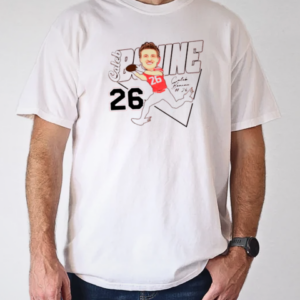 Caleb Bonine 26 Caricature Louisiana Ragin' Cajuns football Signature T-Shirt Classic Men's T-shirt