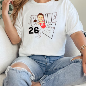 Caleb Bonine 26 Caricature Louisiana Ragin' Cajuns football Signature T-Shirt Classic Women's T-shirt