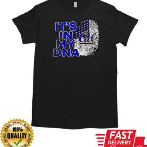 California Golden Bears it's in my DNA fingerprint 2024 T-Shirt Classic Men's T-shirt