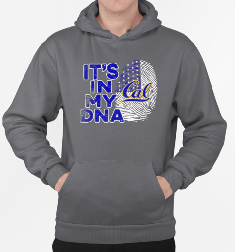 California Golden Bears it's in my DNA fingerprint 2024 T-Shirt Unisex Hoodie