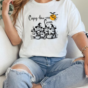 Capy boo ra Funny Halloween Capybara Lover 2024 T-Shirt Classic Women's T-shirt