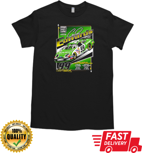 Carl Edwards Checkered Flag Sports NASCAR 2025 Hall of Fame Inductee T-Shirt Classic Men's T-shirt