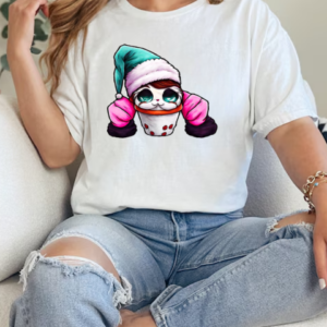 Cartoon Cat with Hats and Mittens T-Shirt Classic Women's T-shirt