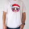 Cartoon Character in Santa Claus Hat with a Big Smile T-Shirt Classic Men's T-shirt