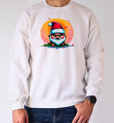 Cartoon Gnome Illustration for Christmas Greetings T-Shirt Unisex Sweatshirt