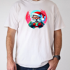 Cartoon illustration of Santa Claus with a cup of coffee T-Shirt Classic Men's T-shirt