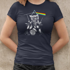 Cat Drum Pink Floyd T-Shirt Classic Women's T-shirt