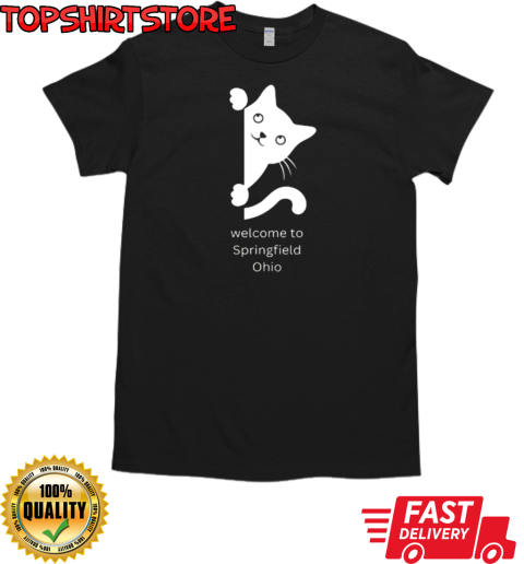 Cat Welcome To Springfield Ohio T-Shirt Classic Men's T-shirt