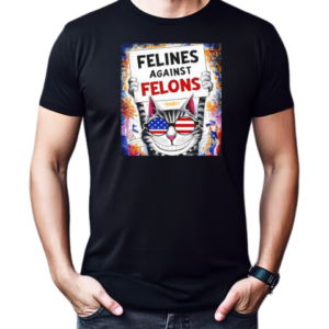 Cat felines against felons T-Shirt Classic Men's T-shirt