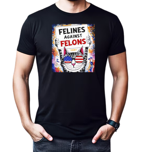 Cat felines against felons T-Shirt Classic Men's T-shirt