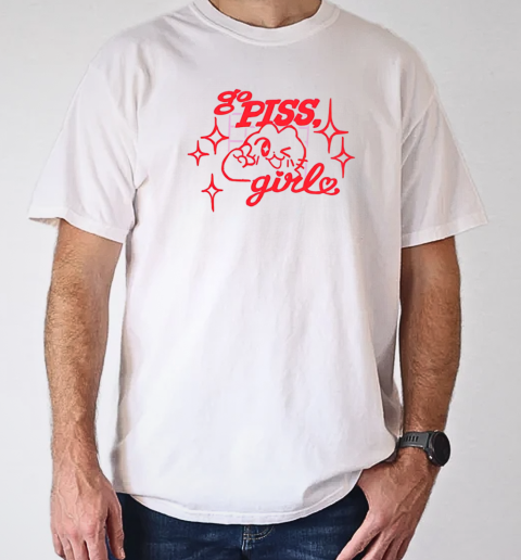 Cat go piss girl T-Shirt Classic Men's T-shirt