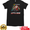 Christmas Ho Ho Ho Let's Ride Funny Xmas Biker T-Shirt Classic Men's T-shirt