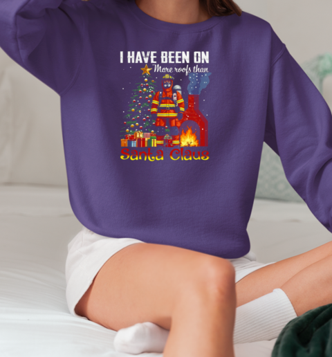 Christmas I Have Been On More Roofs Than Santa Claus T-Shirt Unisex Sweatshirt