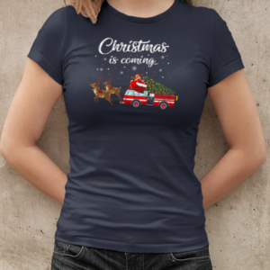 Christmas Is Coming Firefighter T-Shirt Classic Women's T-shirt