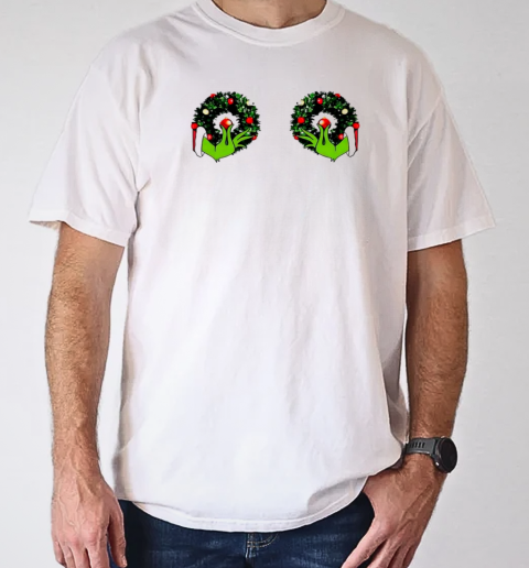 Christmas Wreath grinch T-Shirt Classic Men's T-shirt