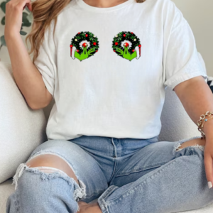 Christmas Wreath grinch T-Shirt Classic Women's T-shirt