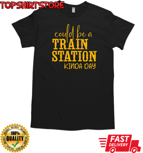 Could be a train station kinda day T-Shirt Classic Men's T-shirt