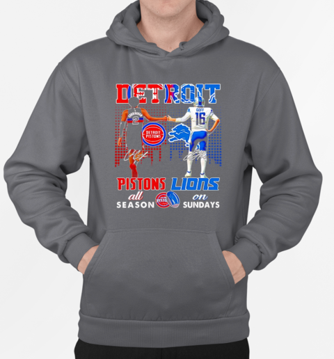 Cunningham goff Pistons all season Lions on sundays T-Shirt Unisex Hoodie