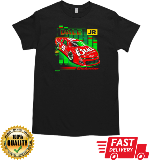 Dale Earnhardt Jr. JR Motorsports Official Team Apparel Budweiser Car T-Shirt Classic Men's T-shirt