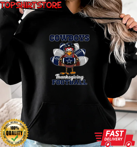 Dallas Cowboys Thanksgiving Football T-Shirt Unisex Hoodie