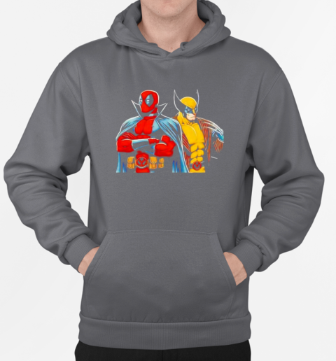 Deadpool and Wolverine Cool Design T-Shirt Unisex Hoodie