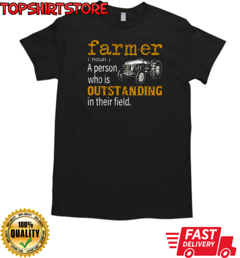 Definition Of Farmer Tractor T-Shirt Classic Men's T-shirt