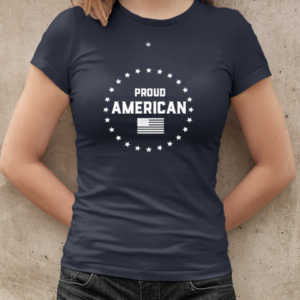 Design Danica Patrick Wearing Proud American T-Shirt Classic Women's T-shirt