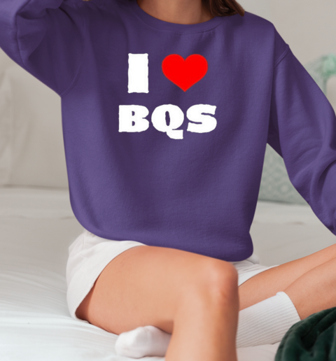 Design I Love Bqs T-Shirt Unisex Sweatshirt