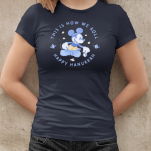 Design Mickey Mouse Hanukkah Pullover T-Shirt Classic Women's T-shirt