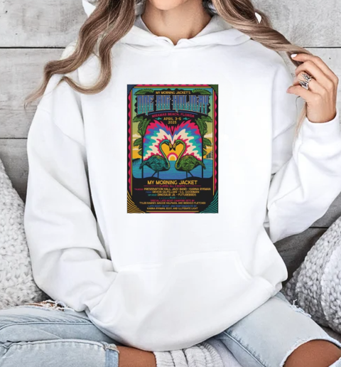 Design My Morning Jacket One Big Holiday Miramar Beach, FL Apr 3 5 2025 Tour Poster T-Shirt Unisex Hoodie