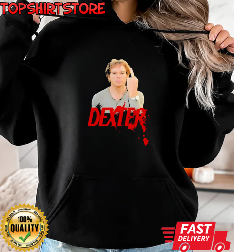 Dexter Middle finger T-Shirt Unisex Hoodie