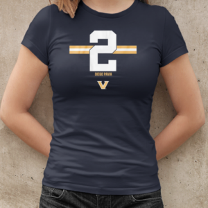 Diego Pavia Vanderbilt Commodores football 2 stripe vintage T-Shirt Classic Women's T-shirt